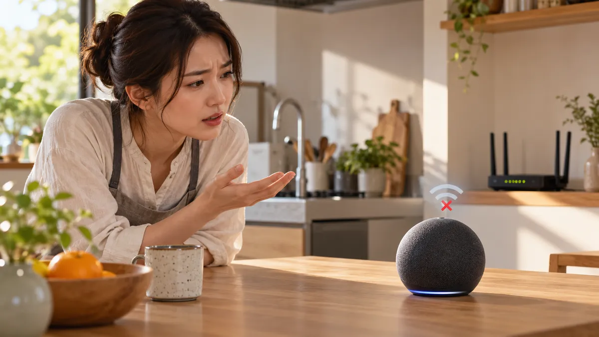 アレクサが反応しない｜ライトの色で分かる原因と直す順番
