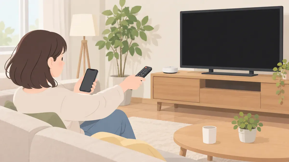 スマートリモコンでテレビがつかない｜原因と直す順番