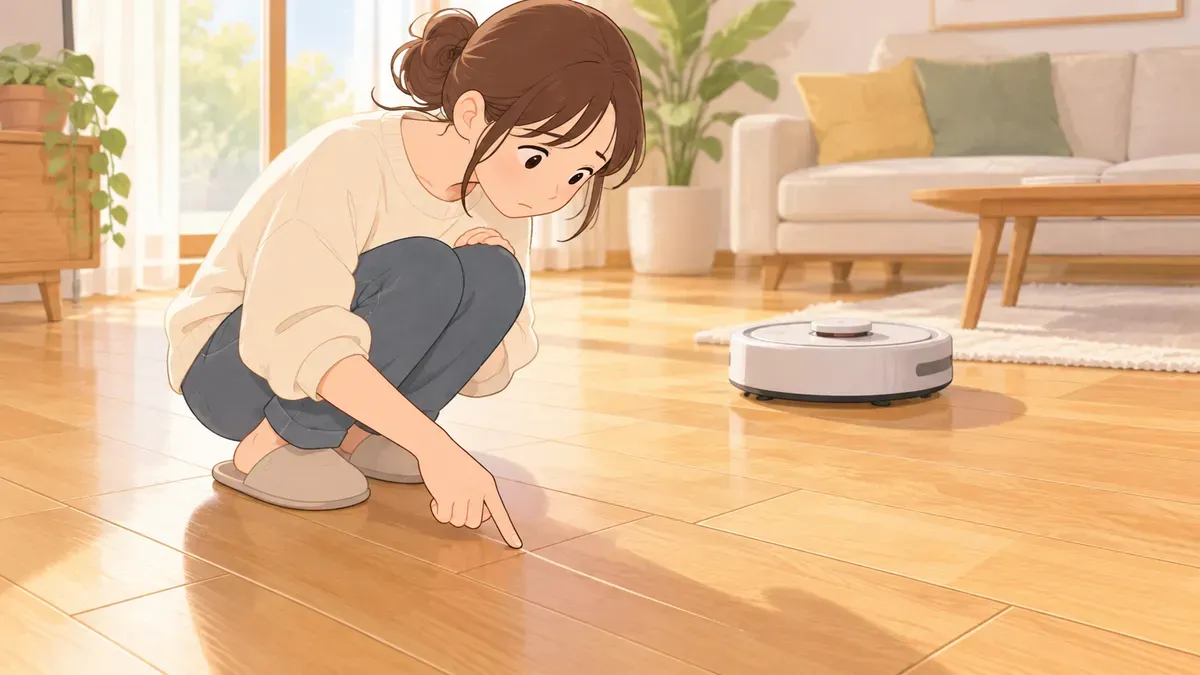 ロボット掃除機でフローリングに傷がつく｜原因と防ぐ順番