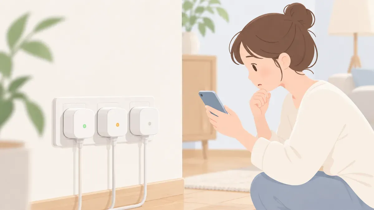 スマートプラグがオフラインになる｜原因と直す順番