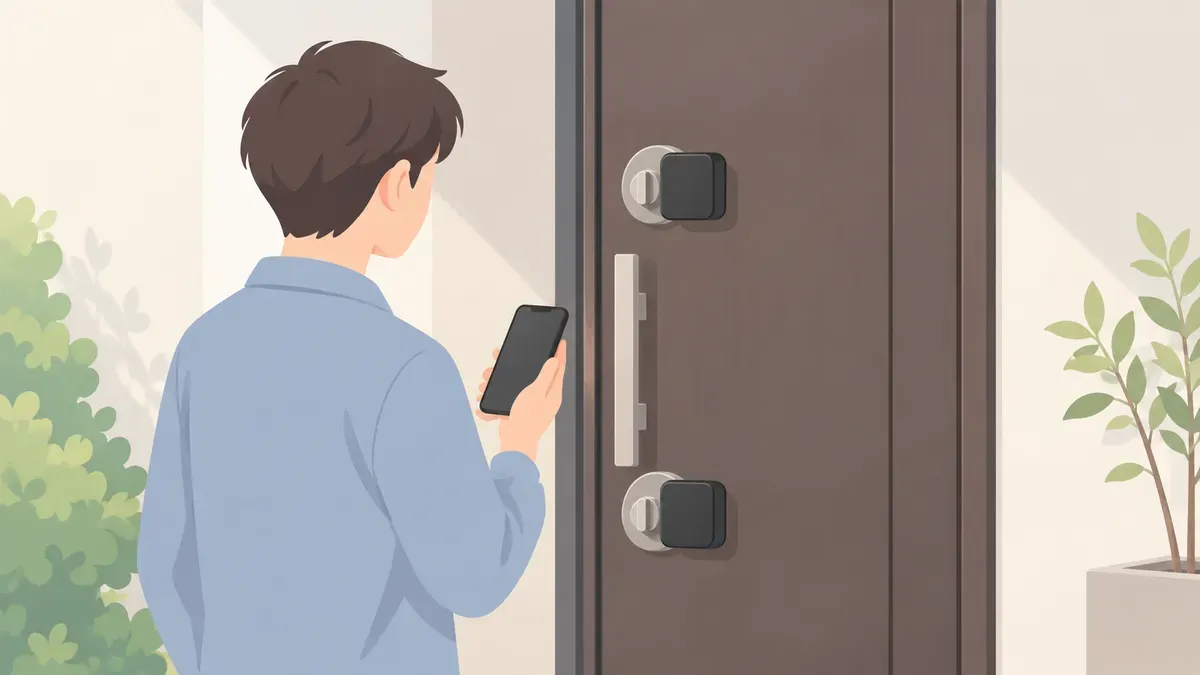 スマートロックをツーロックの玄関に｜上下2つの鍵は2台いる？